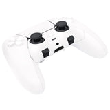 eXtremeRate Custom Replacement Full Set Shells with Buttons for PS5 Edge Controller - White - QRHEGP007