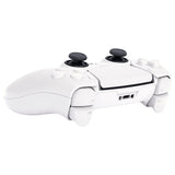 eXtremeRate Custom Replacement Full Set Shells with Buttons for PS5 Edge Controller - White - QRHEGP007