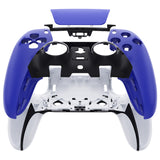 eXtremeRate Blue Left Right Front Housing Shell with Touchpad Compatible with ps5 Edge Controller, DIY Replacement Faceplate Shell Custom Touch Pad Cover Compatible with ps5 Edge Controller - MLREGP003