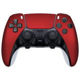 eXtremeRate Scarlet Red Left Right Front Housing Shell with Touchpad Compatible with ps5 Edge Controller, DIY Replacement Faceplate Shell Custom Touch Pad Cover Compatible with ps5 Edge Controller - MLREGP001