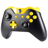 eXtremeRate Lime Yellow Full Set Buttons Kit for Xbox One Standard & Xbox One Elite V1 Controller - NXOJ0707