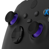 Purple & Black Replacement Thumbsticks for Xbox Series X/S Controller & Xbox One Standard Controller & Xbox One X/S & Xbox One Elite Controller - JX3435