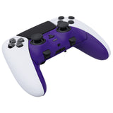 eXtremeRate Purple Top Bottom Decorative Trim Shell Compatible with ps5 Edge Controller DIY Replacement Front Back Clip Shell, Custom Plates Cover Compatible with ps5 Edge Controller - CXQEGP004