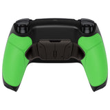 eXtremeRate Rubberized Green Grip Remappable Real Metal Buttons (RMB) Version RISE4 Remap Kit for PS5 Controller BDM-030, Upgrade Board & Redesigned Black Back Shell & 4 Back Buttons for PS5 Controller - YPFJ7003G3