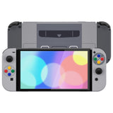 eXtremeRate Replacement Soft Touch Full Set Shell for Nintendo Switch OLED - SFC SNES Classic EU Style - QNSOY7002