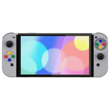 eXtremeRate Replacement Soft Touch Full Set Shell for Nintendo Switch OLED - SFC SNES Classic EU Style - QNSOY7002