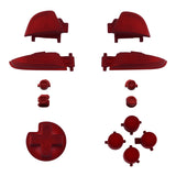 eXtremeRate Red Repair ABXY D-pad ZR ZL L R Keys for Nintendo Switch Pro Controller, DIY Replacement Full Set Buttons with Tools for Nintendo Switch Pro - Controller NOT Included - KRP302