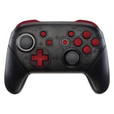 eXtremeRate Red Repair ABXY D-pad ZR ZL L R Keys for Nintendo Switch Pro Controller, DIY Replacement Full Set Buttons with Tools for Nintendo Switch Pro - Controller NOT Included - KRP302