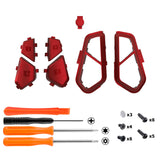 eXtremeRate Redesigned K1 K2 K3 K4 Back Buttons For eXtremerate VICTOR S/X Remap Kit, Compatible With Xbox One S/X & Xbox Series X/S Controller - Scarlet Red - JVX3P003
