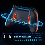 eXtremeRate Redesigned K1 K2 K3 K4 Back Buttons For eXtremerate VICTOR S/X Remap Kit, Compatible With Xbox One S/X & Xbox Series X/S Controller - Scarlet Red - JVX3P003