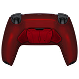 eXtremeRate Scarlet Red Remappable RISE4 Remap Kit for ps5 Controller BDM-030/040, Upgrade Board & Redesigned Back Shell & 4 Back Buttons for ps5 Controller - Controller NOT Included - YPFP3007G3