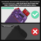 eXtremeRate Scarlet Red Replacement Full Set Buttons for Steam Deck Console - JESDP003