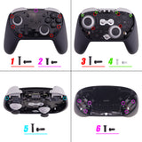 eXtremeRate DIY Replacement Full Set Shells with Buttons for Nintendo Switch 2 Pro Controller - Classic NES Style - QGSPTY004