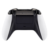 eXtremeRate White Grip Back Panels, Comfortable Non-Slip Side Rails Handles, Game Improvement Replacement Parts for Xbox One X & One S Controller - SXOJ0106