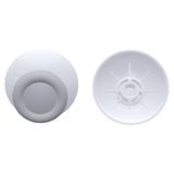 eXtremeRate Solid White & New Hope Gray Dual-Color Replacement Thumbsticks for PS5 Controller, Custom Analog Stick Joystick Compatible with PS5, for PS4 All Model Controller - JPF639