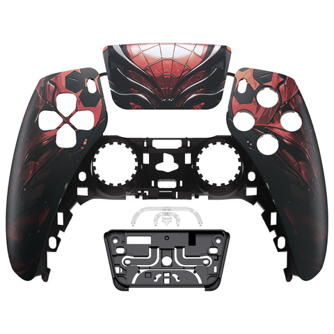 eXtremeRate Spider Armor Front Housing Shell Compatible with ps5 Controller BDM-010/020/030/040/050, DIY Replacement Shell Custom Touch Pad Cover Compatible with ps5 Controller - ZPFT1103G3