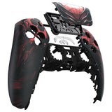 eXtremeRate Spider Armor Front Housing Shell Compatible with ps5 Controller BDM-010/020/030/040/050, DIY Replacement Shell Custom Touch Pad Cover Compatible with ps5 Controller - ZPFT1103G3