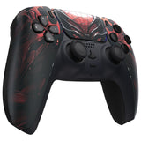 eXtremeRate Spider Armor Front Housing Shell Compatible with ps5 Controller BDM-010/020/030/040/050, DIY Replacement Shell Custom Touch Pad Cover Compatible with ps5 Controller - ZPFT1103G3
