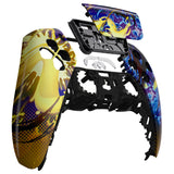 eXtremeRate Splattering Fighting Front Housing Shell Compatible with ps5 Controller BDM-010 BDM-020 BDM-030, DIY Replacement Shell Custom Touch Pad Cover Compatible with ps5 Controller - ZPFT1098G3