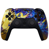 eXtremeRate Splattering Fighting Front Housing Shell Compatible with ps5 Controller BDM-010/020/030/040, DIY Replacement Shell Custom Touch Pad Cover Compatible with ps5 Controller - ZPFT1098G3