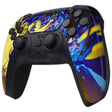 eXtremeRate Splattering Fighting Front Housing Shell Compatible with ps5 Controller BDM-010 BDM-020 BDM-030, DIY Replacement Shell Custom Touch Pad Cover Compatible with ps5 Controller - ZPFT1098G3