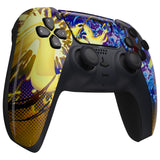 eXtremeRate Splattering Fighting Front Housing Shell Compatible with ps5 Controller BDM-010 BDM-020 BDM-030, DIY Replacement Shell Custom Touch Pad Cover Compatible with ps5 Controller - ZPFT1098G3