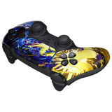 eXtremeRate Splattering Fighting Front Housing Shell Compatible with ps5 Controller BDM-010 BDM-020 BDM-030, DIY Replacement Shell Custom Touch Pad Cover Compatible with ps5 Controller - ZPFT1098G3
