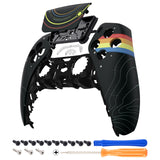eXtremeRate Stars Explorer Front Housing Shell Compatible with ps5 Controller BDM-010/020/030/040/050, DIY Replacement Shell Custom Touch Pad Cover Compatible with ps5 Controller - ZPFT1100G3