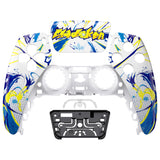 eXtremeRate Street Graffiti Front Housing Shell Compatible with ps5 Controller BDM-010 BDM-020 BDM-030, DIY Replacement Shell Custom Touch Pad Cover Compatible with ps5 Controller - ZPFT1097G3