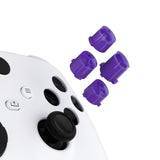 eXtremeRate Three-Purple & Clear ABXY Action Buttons with Classic Symbols for Xbox Series X & S Controller & Xbox One S/X & Xbox One Elite V1/V2 Controller - JDX3M013