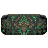 PlayVital ZealProtect Protective Case for Nintendo Switch Lite, Hard Shell Ergonomic Grip Cover for Switch Lite w/Screen Protector & Thumb Grip Caps & Button Caps - Totem of Kingdom - PSLYR002