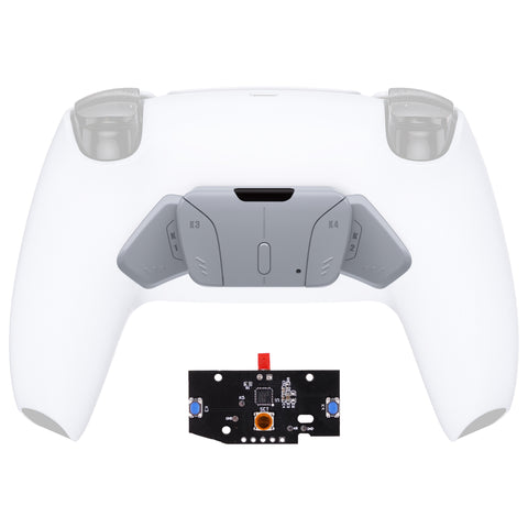eXtremeRate Turn RISE to RISE4 Kit – Redesigned New Hope Gray K1 K2 K3 K4 Back Buttons Housing & Remap PCB Board for PS5 Controller eXtremeRate RISE & RISE4 Remap kit - Controller & Other RISE Accessories NOT Included - VPFM5010P
