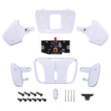 eXtremeRate Turn RISE to RISE4 Kit – Redesigned Solid White K1 K2 K3 K4 Back Buttons Housing & Remap PCB Board for PS5 Controller eXtremeRate RISE & RISE4 Remap kit - Controller & Other RISE Accessories NOT Included - VPFM5002P