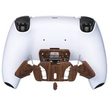 eXtremeRate Wood Grain Replacement Redesigned K1 K2 K3 K4 Back Buttons Housing Shell for PS5 Controller eXtremeRate RISE4 Remap Kit - Controller & RISE4 Remap Board NOT Included - VPFS2001