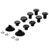 eXtremeRate ThumbsGear V3 Interchangeable Thumbsticks for Xbox Core Controller, 4 Height Adjustable Convex and Concave Grip Joysticks for Xbox One S/X/Elite, for Nintendo Switch Pro Controller - Black - VRVX3M001