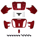 eXtremeRate Scarlet Red Replacement Redesigned K1 K2 K3 K4 Back Buttons Housing Shell for PS5 Controller eXtremeRate RISE4 Remap Kit - Controller & RISE4 Remap Board NOT Included - VPFP3002