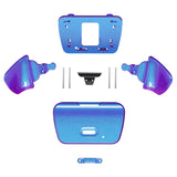 eXtremeRate Chameleon Purple Blue Replacement Redesigned K1 K2 Back Button Housing Shell for PS5 Controller eXtremerate RISE Remap Kit - Controller & RISE Remap Board NOT Included - WPFP3001