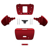 eXtremeRate Scarlet Red Replacement Redesigned K1 K2 Back Button Housing Shell for PS5 Controller eXtremerate RISE Remap Kit - Controller & RISE Remap Board NOT Included - WPFP3003