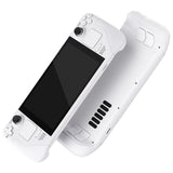 eXtremeRate Replacement White Full Set Shell with Buttons for Steam Deck Console - QESDP001