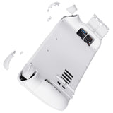 eXtremeRate Replacement White Full Set Shell with Buttons for Steam Deck Console - QESDP001