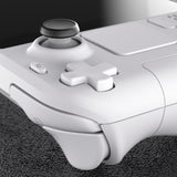 eXtremeRate Replacement White Full Set Shell with Buttons for Steam Deck Console - QESDP001