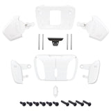 eXtremeRate White Replacement Redesigned K1 K2 K3 K4 Back Buttons Housing Shell for PS5 Controller eXtremeRate RISE4 Remap Kit - Controller & RISE4 Remap Board NOT Included - VPFP3001