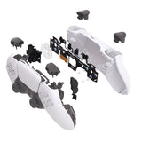 eXtremeRate Light Version Whole Clicky Kit for PS5 Controller Shoulder Face Dpad Buttons, Custom Micro Switch Clicky Hair Trigger Kit and Tactile Face Buttons Mouse Click for PS5 Controller BDM-030 - PFMD013