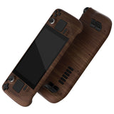 eXtremeRate Replacement Wood Grain Full Set Shell with Buttons for Steam Deck LCD - QESDS001