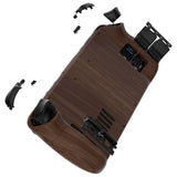 eXtremeRate Replacement Wood Grain Full Set Shell with Buttons for Steam Deck LCD - QESDS001