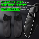eXtremeRate Turn Flexor Handle Grips Trigger Stop Kit to Clicky Version - DIY Replacement Clicky Kit for Xbox Series X & S Controller eXtremeRate Flexor Trigger Stopper Side Rail Grips - Without Shells - X3MD004