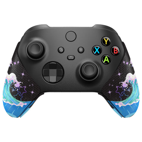 PlayVital Shimmering Waves Anti-Skid Sweat-Absorbent Controller Grip for Xbox Series X/S Controller, Professional Textured Soft Rubber Pads Handle Grips for Xbox Series X/S Controller - X3PJ032