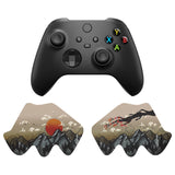 PlayVital View of Rising Sun Anti-Skid Sweat-Absorbent Controller Grip for Xbox Series X/S Controller, Professional Textured Soft Rubber Pads Handle Grips for Xbox Series X/S Controller - X3PJ033