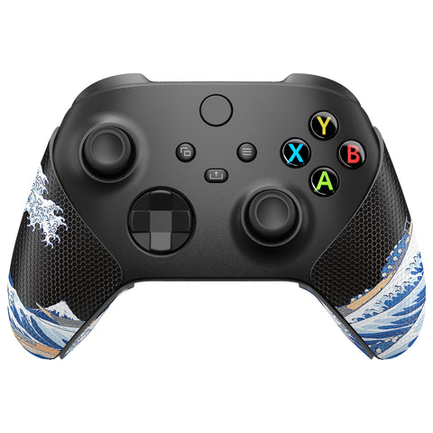 PlayVital The Great Wave Off Kanagawa Anti-Skid Sweat-Absorbent Controller Grip for Xbox Series X/S Controller, Professional Textured Soft Rubber Pads Handle Grips for Xbox Series X/S Controller - X3PJ034