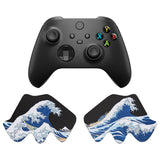PlayVital The Great Wave Off Kanagawa Anti-Skid Sweat-Absorbent Controller Grip for Xbox Series X/S Controller, Professional Textured Soft Rubber Pads Handle Grips for Xbox Series X/S Controller - X3PJ034